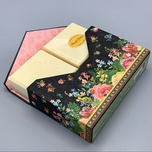 Punch Studio 2 Verbena Soap Bars Keepsake Box New